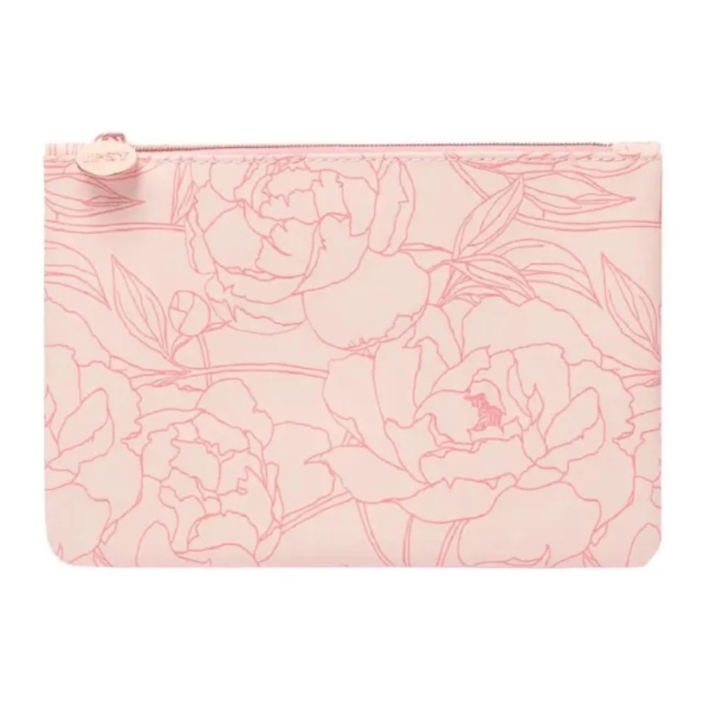 💎 3/$12 Ipsy Pink Floral Glam Bag